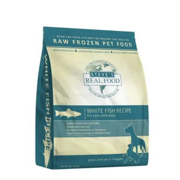 5lb Steve's White Fish Nuggets For Dogs - Health/First Aid